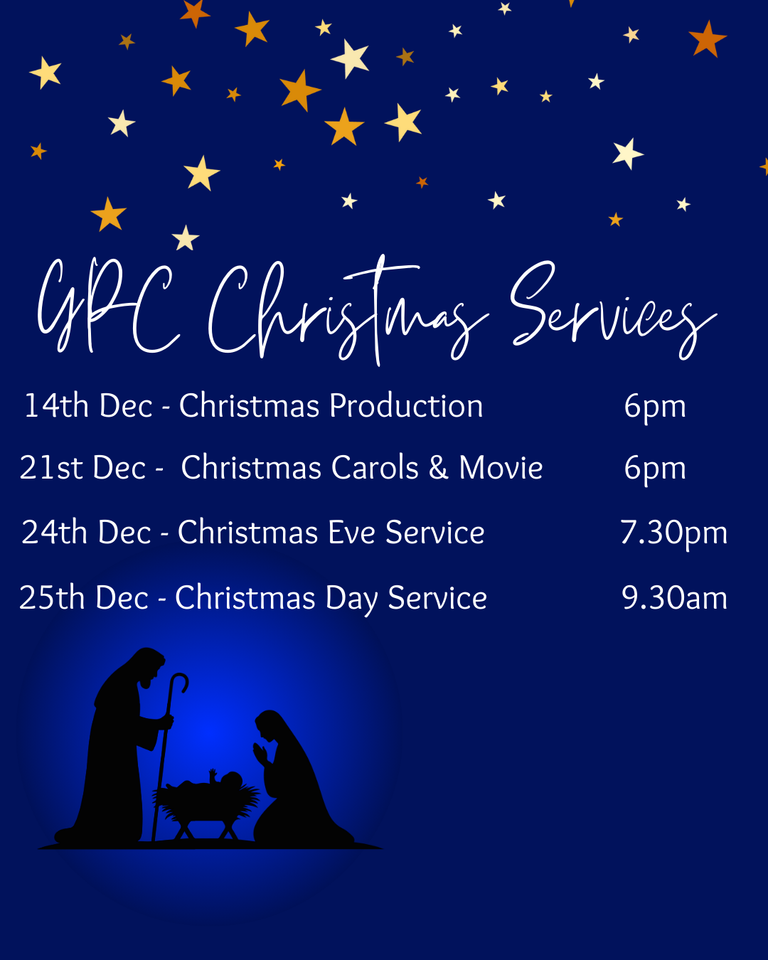 Navy and Gold Elegant Sparkle 